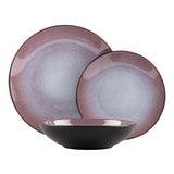 18 részes stoneware kerámia étkészlet bordó Leonardo Collection