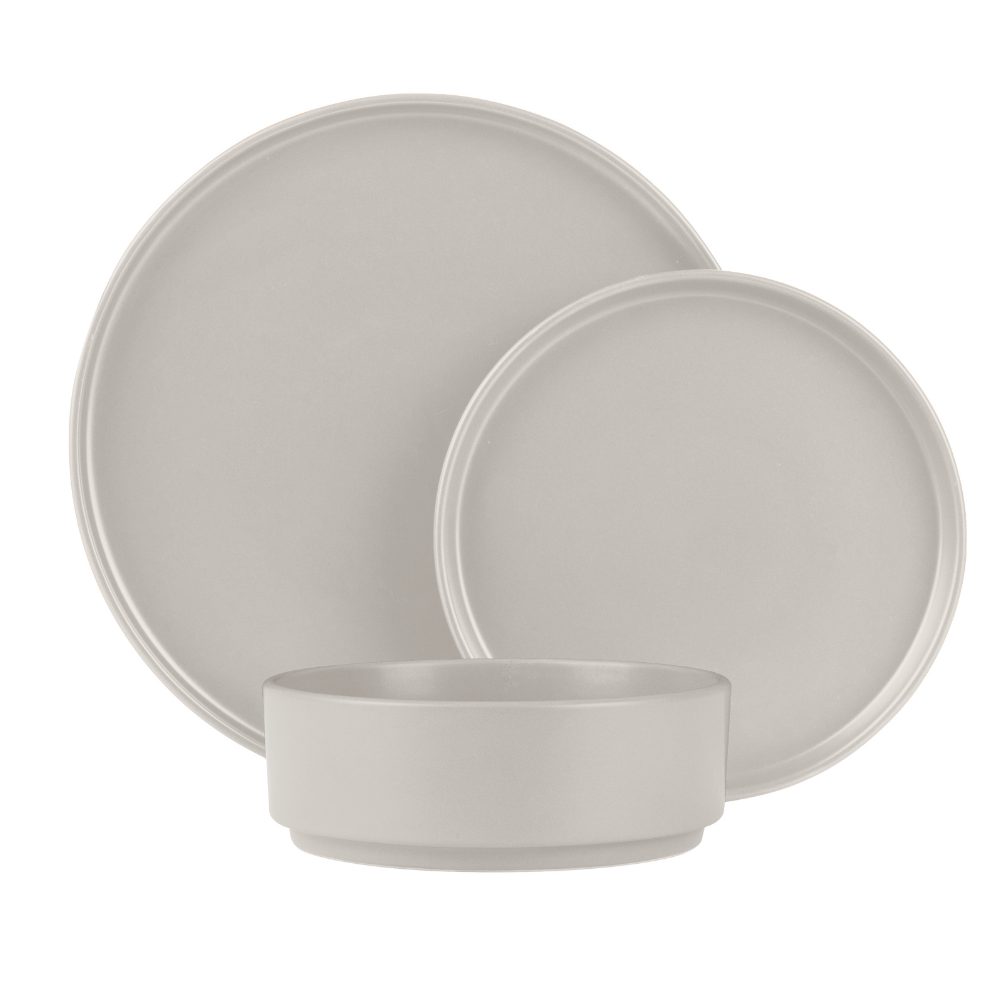 18 részes stoneware kerámia étkészlet matt kém Sahara Collection