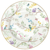 Étkészlet 18 részes vintage porcelán étkészlet Birds Melody