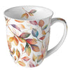 Őszi leveles porcelán bögre 400 ml Colourful leaves