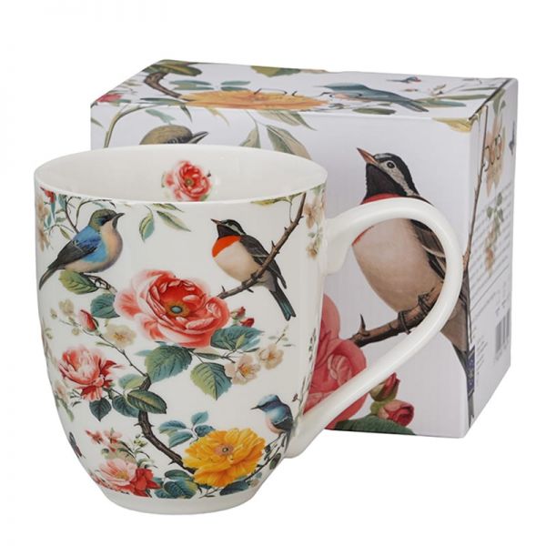 Madaras porcelán nagyméretű jumbo bögre - 1 literes