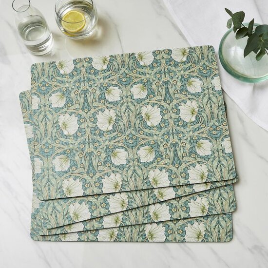 Pimpernel parafa tányéralátét William Morris 4 db szett