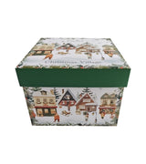 Karácsonyi porcelán eszpresszó kávés csésze 2 személyes Christmas Village