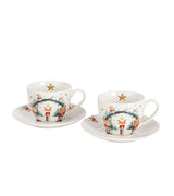 Karácsonyi porcelán csésze 270 ml 2 személyes Christmas Cuties 2 díszdobozban