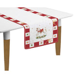 Karácsonyi pamut asztali futó 140x45 cm 2 db szett Christmas Tale
