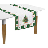 Karácsonyi pamut asztali futó 140x45 cm 2 db szett Christmas Tale