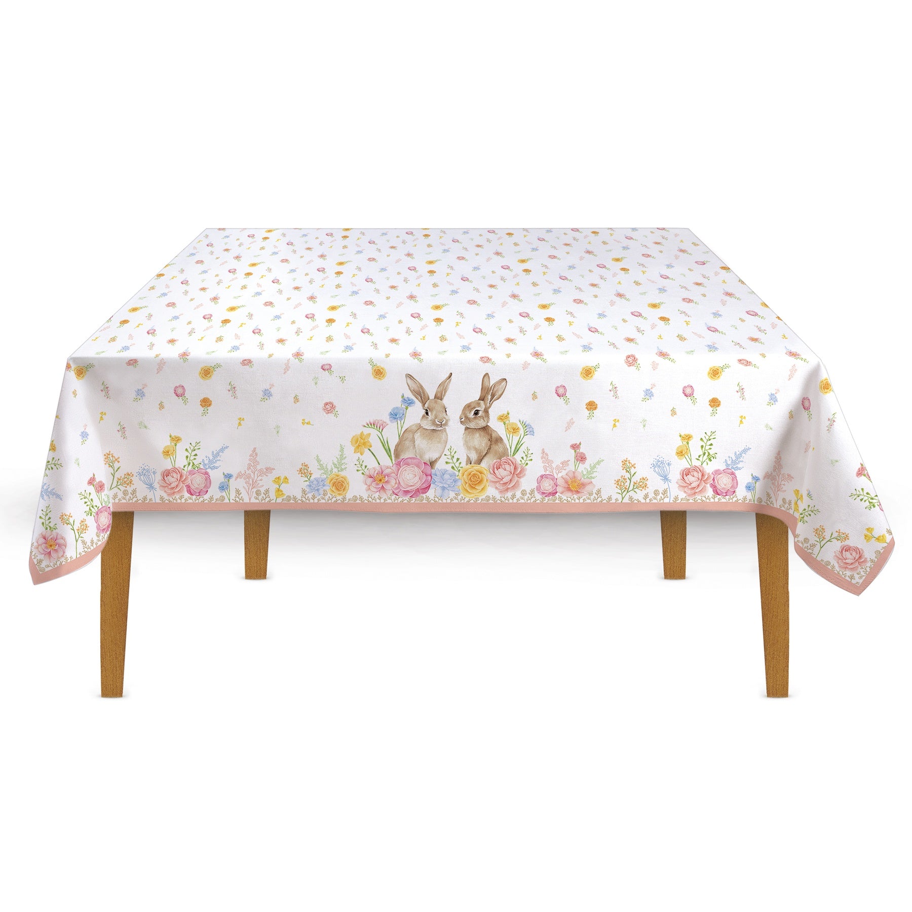 Húsvéti nyuszis Asztalterítő 145x180 cm 100% pamut