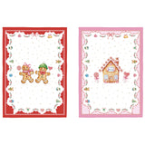 Karácsonyi mézeskalács pamut konyharuha 2 db Sweet Christmas 70x50 cm