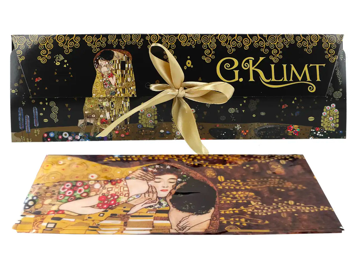 Hajkendő 120x8,5 cm polysatin Klimt Életfa