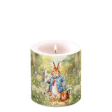 Húsvéti nyuszis átvilágítós gyertya 8x7,5 cm Mister Rabbit