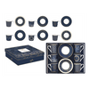 Porcelán eszpresszó kávés csésze + alj 6 személyes 100 ml dobozban Midnight