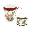 Forest Dream őszi porcelán őzikés bögre dobozban Easy Life