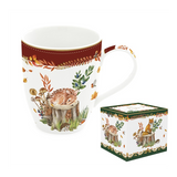 Forest Dream őszi porcelán őzikés bögre dobozban Easy Life