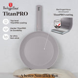 3 részes serpenyő szett Indukciós tapadásmentes Berlinger Haus Taupe Collection