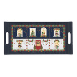 Karácsonyi Műanyag tálca 40x19 cm Festive Avenue