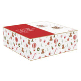 Karácsonyi Porcelán eszpresszó kávés csésze + alj kanállal 2 személyes díszdobozban Christmas Twist