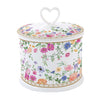 Virág mintás Porcelán konyhai tároló díszdobozban Easy Life Mon Amour
