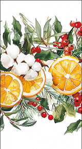 Karácsonyi háromrétegű papírszalvéta 33x40 cm 15 db-os Téli Narancsvarázs