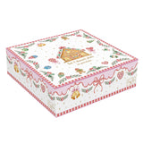 Karácsonyi Porcelán desszertes tányér 4 db szett díszdobozban Sweet Christmas