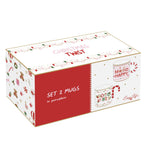 Karácsonyi Porcelán bögre szett 2 db-os 350 ml díszdobozban Christmas Twist