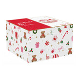 Karácsonyi Porcelán kis cukorka tartó tálka 10 cm díszdobozban Christmas Twist