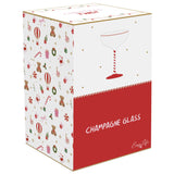 Karácsonyi Pezsgős üveg pohár 250 ml díszdobozban Christmas Twist