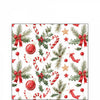 Karácsonyi háromrétegű papírszalvéta 25x25 cm 20 db-os Christmas Elements