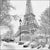 Szalvéta Papírszalvéta 33x33 cm Párizs télen