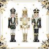 Karácsonyi diótörős háromrétegű papírszalvéta 33x33 cm Royal Nutcrackers