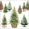 Háromrétegű karácsonyi papírszalvéta 33x33 cm 20 db Tree collection
