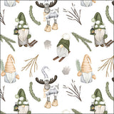 Karácsonyi háromrétegű papírszalvéta 33x33 cm 20 db Forest gnomes