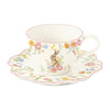 Húsvéti nyuszis porcelán teás csésze + alj 200 ml díszdobozban