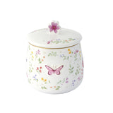 Porcelán keksztároló 11x16 cm pillangós díszdobozzal Fancy Garden