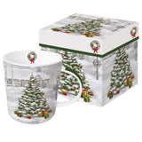 Karácsonyi porcelán bögre Tree Aglow 400 ml
