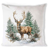 Karácsonyi szarvas mintás pamut párnahuzat 40x40 cm Winter Stag