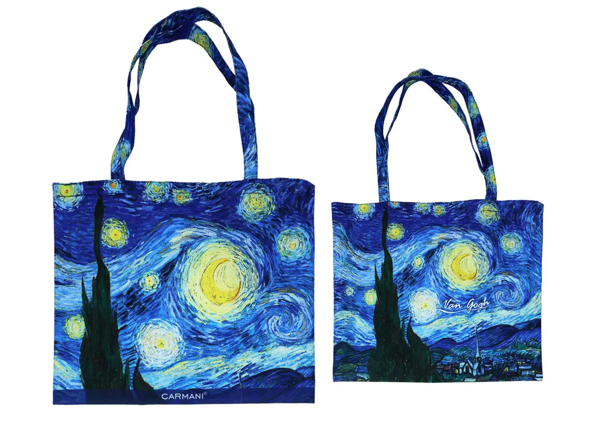 Bevásárlótáska 28x25,5 cm Polyester Van Gogh Csillagos éj