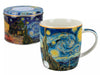 Porcelán bögre 380 ml fém díszdobozban Van Gogh Csillagos éj