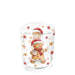 Karácsonyi kakaós-kekszes mécsestartó Cocoa and Cookie