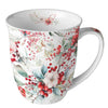Karácsonyi bogyós mintás porcelán bögre 400 ml Winter Berries