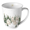 Karácsonyi havas házak mintás porcelán bögre 400 ml Snowy Houses