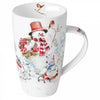 Karácsonyi hóember porcelán nagy bögre Sporty Snowmen 600 ml