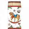 Gyufa Karácsonyi hintalovas díszdobozban 45 db Christmas Toys