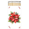 Karácsonyi mikulásvirág mintás gyufa 45 db-os Festive Poinsettia