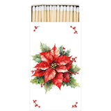 Karácsonyi mikulásvirág mintás gyufa 45 db-os Festive Poinsettia