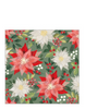 Karácsonyi szalvéta 25x25 cm 20 db-os Winter Poinsettia