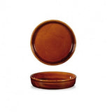 Churchill Rustic barna kőkerámia kínáló kerek 17 cm 40 cl