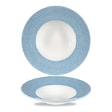Churchill Isla Ocean kék kerámia salátás 24 cm széles perem
