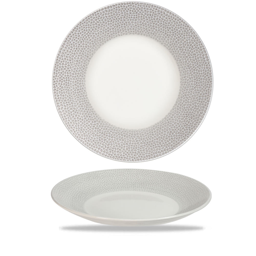 Churchill Isla Shale szürke kerámia tányér mély 28 cm / coupe /