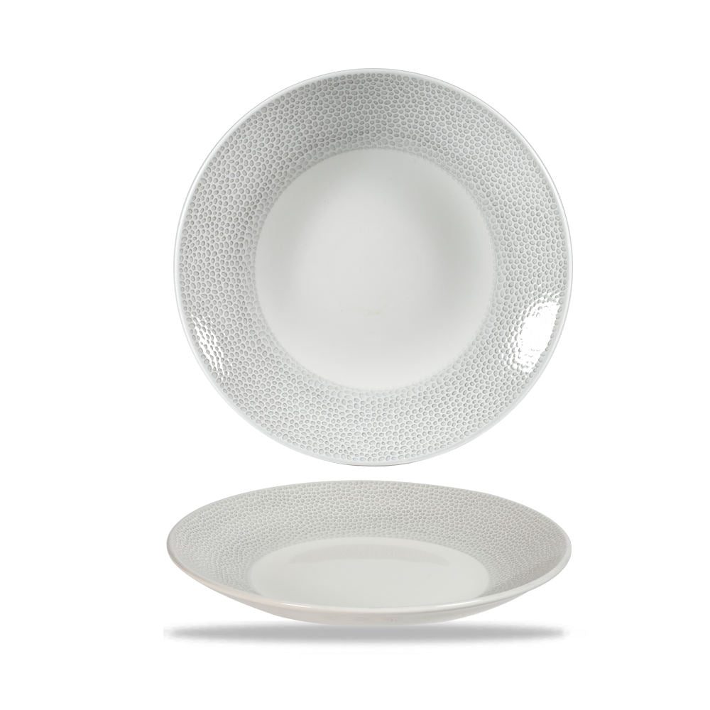 Churchill Isla Shale szürke kerámia tányér mély 25,5 cm / coupe /