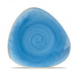 Churchill Stonecast Cornflower kék kerámia háromszög tányér 19,2 cm